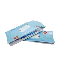 Sac d'emballage pour serviettes hygiéniques métallisées haute barrière avec soufflet, pochette laminée BOPP/VMPET