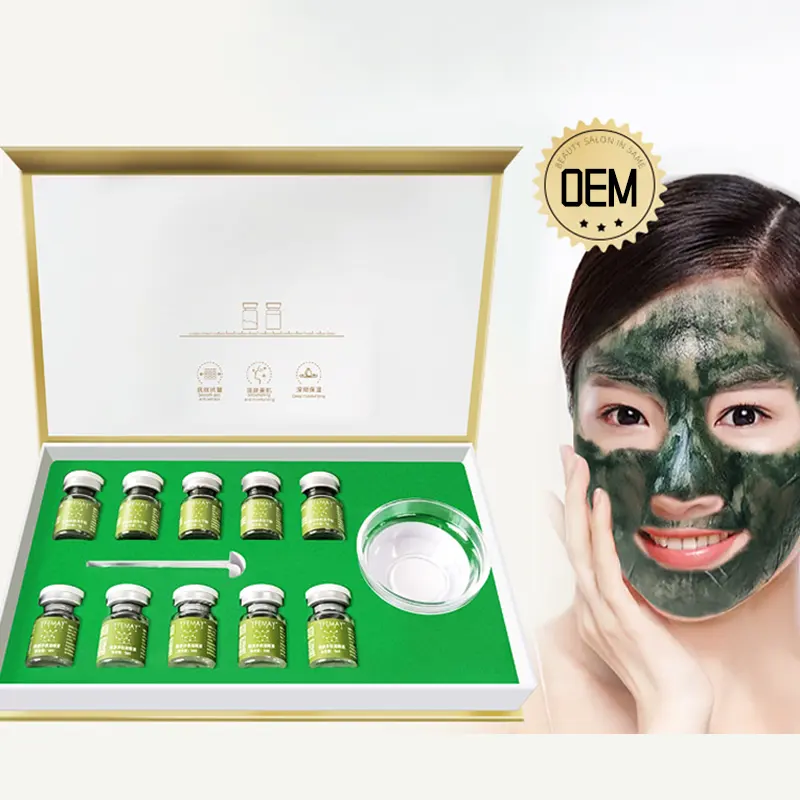 Salon de beauté soins de la peau éponge microneedle masque facial OEM masque facial hydratant pour masque facial anti-âge féminin