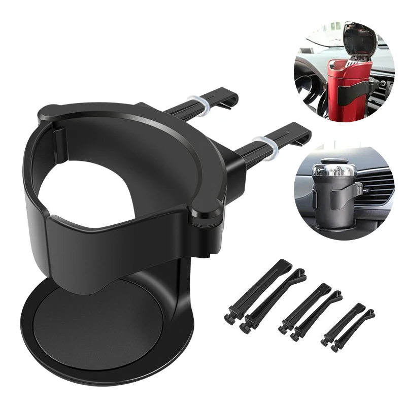 Universal Adjustable Car Air Vent Drink Cup Holder - FCCE Brand - For Toyota, BMW, VW More