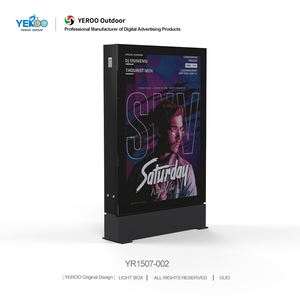 Yeroo noir <span class=keywords><strong>film</strong></span> affiche boîte au sol debout Double face publicité boîte à lumière affiche pour la publicité commerciale - Product Image 3