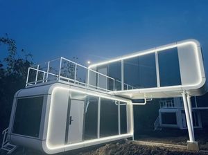 Casas Prefabricadas Tipo Cabaña Apple, Villas Modernas Modulares, Oficina Pequeña Tipo Cabaña Apple para Terrenos Vacíos - Product Image 2