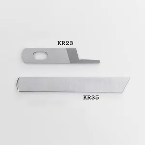 Upper Lower Moving Fixed Knives KR23 And KR35 Sewing Machine Knives FOR 747 4 Thread Overlock Sewing Machine