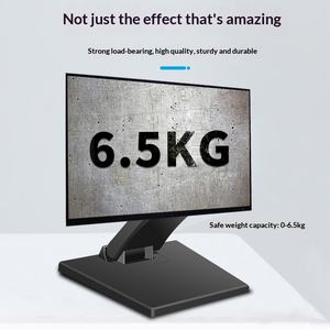 <span class=keywords><strong>Support</strong></span> d'écran de bureau pliable 14-24 pouces avec trou VESA, <span class=keywords><strong>support</strong></span> de fixation pour écran TV pour la maison, le bureau et l'école - Product Image 2