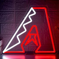 Enseigne néon LED de baseball, décoration murale lumineuse, néons à intensité variable pour décoration de bar, chambre, salle de jeux, pour les fans de sport, les bars et les fêtes