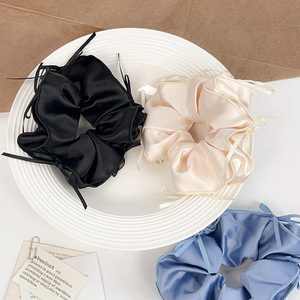 Coleteros de Lazo de Seda Estilo Balletcore Francés, Elegantes Lazos Largos para el Cabello, Coleteros Grandes y Suaves de Moda para Mujeres y Niñas - Product Image 6