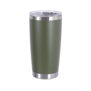 Navy Blue <b>Cup</b> Mug 20Oz Stainless Steel Insulated Double Wall Vacuum Powder Coated Matte BPA Free <b>Reusable</b> ASM25 - Product Image 1