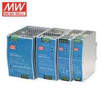 Alimentations industrielles sur rail DIN MeanWell NDR-240-48 75W 120W 240W 480W 12V 24V 48V 20A 10A 5A 3A 2A 24V 10A