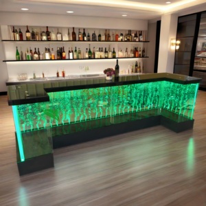 Muebles Modernos para Bares de Discotecas, Pared de Burbujas de Agua para Acuarios, Barra de <span class=keywords><strong>Bar</strong></span> Acrílica con LED - Product Image 2