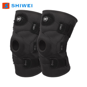 Shiwei <b>Knee</b> <b>Brace</b> With Patellar <b>Support</b> For Men All Seasons Basketball Sports Protection Black - Product Image 4