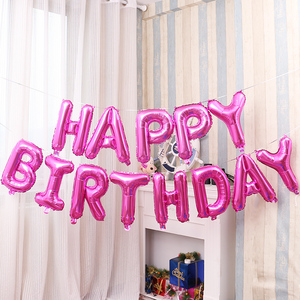Ballons colorés en feuille d'aluminium 10 pièces, 16 pouces, décoration de fête, ballons couleur <span class=keywords><strong>Pastel</strong></span> multicolores à lettres, joyeux anniversaire - Product Image 4