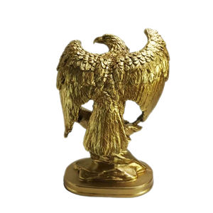 Escultura personalizada de lujo para decoración del hogar, animal, Tigre, León, caballo, águila, figuritas de regalo, artesanía de resina, estatua de águila dorada - Product Image 2