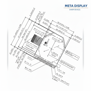 Pantalla LCD TFT Sharp LS026B3SA01X de 2.6 Pulgadas con Interfaz Mipi y Resolución de 2160x2160 - Product Image 1