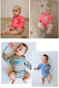 Mono de manga larga Unisex para bebé, ropa de Boutique para recién nacido, varios colores, listo para enviar