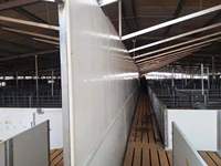 Panneau creux en PVC durable pour clôture de chantier, robuste