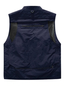 <span class=keywords><strong>Chaleco</strong></span> <span class=keywords><strong>Multibolsillos</strong></span> para <span class=keywords><strong>Hombre</strong></span>, para Senderismo, Trabajo, Fotografía, Golf, Pesca, Impermeable, Transpirable, <span class=keywords><strong>Chaleco</strong></span> Cargo - Product Image 4