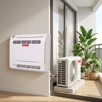 Pompe à chaleur air-air EVI Inverter avec application Tuya, WIFI intelligent, R32, EVI, climatisation pour climats froids, chauffage, pompe à chaleur à source d'air, climatiseur