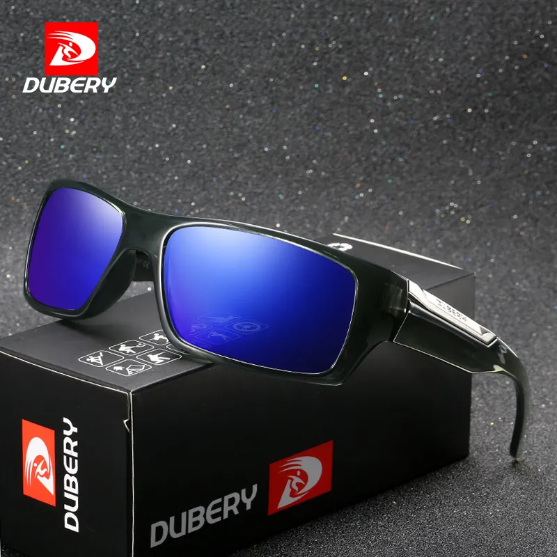 DUBERY Thiết Kế Thương Hiệu Polarized Sunglasses Men Driving Shades Nam Retro Sun Glasses Cho Nam Giới Mùa Hè Gương Thời Trang UV400 Oculos