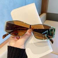 Lunettes de soleil Y2K tout-en-un UV400 à monture intégrale, style rétro personnalisé, nouvelle collection 2026, pour le marché transfrontalier, style urbain, pour hommes et femmes