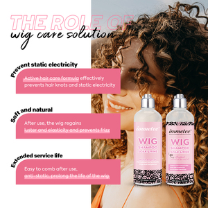 Shampooing Soin Perruques Beauté, Shampooing et Revitalisant pour Perruques Synthétiques à Tremper et Rincer - Product Image 2