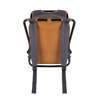 Sac à dos de pique-nique isotherme TAWA pour 4 personnes, avec fonction chaise, grand compartiment alimentaire, poche avant, design pliable, fermeture éclair
