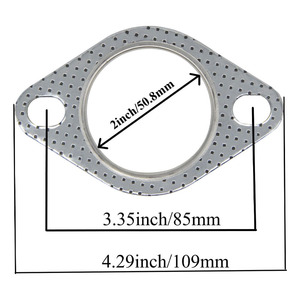 배기 가스켓 재료는 맞춤형 배기 도넛 가스켓 배기 파이프 개스킷 일 수 있습니다 - Product Image 5