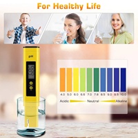 Medidor de pH Portátil, Medidor de Acidez, Lápiz de Prueba de pH02, Alcalinidad, Lápiz de pH de Alta Precisión para Peceras, Detector de Calidad del Agua
