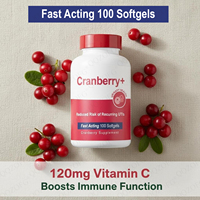 Fournisseur du Guangdong : Gélules à action rapide à base de canneberges entières et de vitamine C, stimule le système immunitaire pour adultes
