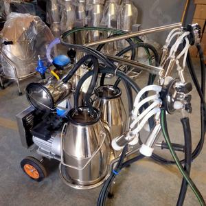 Baja intensidad de trabajo y alta eficiencia portátil vacas cabras pequeña máquina de ordeño para la venta granja lechera - Product Image 4