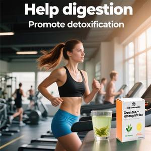 OEM verde limón planta té digestivo adelgazamiento bolsas de té promover la desintoxicación Control de Peso suplementos naturales - Product Image 2