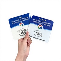 Panneau de table intelligent personnalisable en acrylique avec code NFC et QR, compatible Android, pour avis Google, médias sociaux et engagement client - Chine