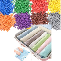 Masterbatch PP à haute fluidité pour agitateurs de dés moulés par injection, rapport de dilution 50:1, poudre et fibres granulaires de couleur uniforme