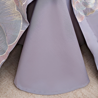 Parure de lit 100% pur coton violet clair draps brodés et housse de couette