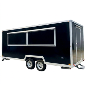 Camión de Comida de 12 pies Totalmente Equipado para Catering, Carrito de Hot Dogs, Remolque Personalizado con Equipamiento Completo de Cocina para Snacks y Dulces - Product Image 1