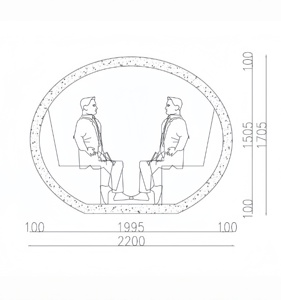 Pod de protection contre les catastrophes naturelles pour la maison, en béton haute résistance, pièce sécurisée pour la protection contre les catastrophes naturelles - Product Image 6