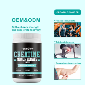 YanniGlow OEM ODM Suplemento Deportivo para Adultos, Creatina Monohidrato en Polvo, Apoyo al Entrenamiento <span class=keywords><strong>de</strong></span> Fuerza <span class=keywords><strong>de</strong></span> los Músculos - Product Image 5