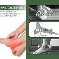 Spray Apaisant pour les Douleurs au Talon, Soulage la Fatigue des Pieds, Contre les Hallux Valgus, Entorses de la Cheville, Tendinite d'Achille, Fasciite, et les Épine Calcanéenne à Base de Plantes