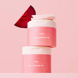 OEM ODM bambú y algodón 3 en 1 <span class=keywords><strong>limpiador</strong></span> <span class=keywords><strong>facial</strong></span> tónico almohadillas suavizantes blanqueamiento remolacha calmante piel almohadillas faciales Corea - Product Image 4