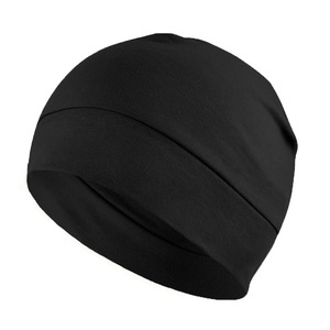 Soft Cotton <strong>Beanie</strong> <strong>Hat</strong> Unisex Stretch Skull Cap Lightweight Solid Color Turban Head Wrap for Men <strong>Women</strong> Sport Daily Wear Bulk <strong>Hat</strong> - Product Image 1