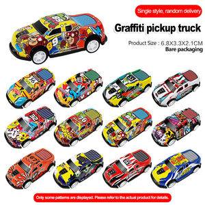 Commercio all'ingrosso Mini 6.8CM in lega di rimbalzo del giocattolo modello di ingegneria del veicolo di simulazione auto giocattolo in miniatura - Product Image 5