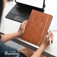 Cuaderno de Tapa Dura de PU con Correa para Estudiantes y Oficina, Diario 2025, Cuaderno de Tapa Blanda de Cuero, Diario Personalizado
