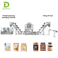 Ligne d'emballage de granulés avec peseuse multi-têtes pour sachets préformés, bouteilles, noix, snacks, noix de cajou, flocons d'avoine – Machine d'emballage et de pesage automatique