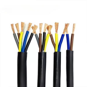 Câble souple en cuivre nu RVV H05VV-F 2-8 conducteurs 3x2.5-6mm, isolé et gainé PVC, pour usage en construction, câble d'alimentation - Product Image 4
