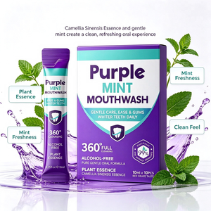 Bain de bouche à la menthe rafraîchissante : Nettoie la bouche, réduit la mauvaise haleine et les odeurs, et rafraîchit l'haleine. - Product Image 6