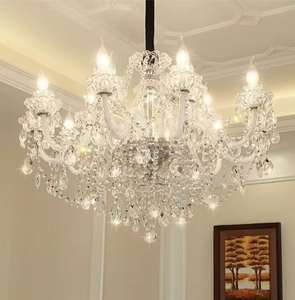 Lustres en cristal <span class=keywords><strong>de</strong></span> style nordique moderne et plafonds en verre et en fer pour hôtels Garantie <span class=keywords><strong>de</strong></span> 3 ans Durée <span class=keywords><strong>de</strong></span> vie <span class=keywords><strong>de</strong></span> 50 000 heures Angle <span class=keywords><strong>de</strong></span> faisceau <span class=keywords><strong>de</strong></span> 360 degrés - Product Image 4