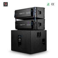 Sistema de Sonido Profesional TTL 55-a, Altavoces Line Array Dobles de 12 Pulgadas, Sistema de Sonido Activo de Tres Vías con Line Array Activo