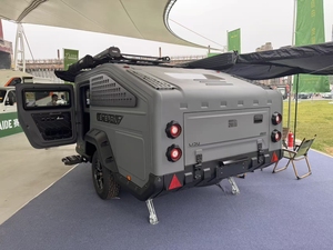 Caravane pliable légère tout-terrain DECAMP CARAVAN 4x4, imperméable, moderne, extensible, pour 4 personnes, avec suspension indépendante - Product Image 4