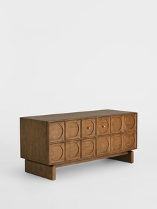 Mueble de Salón <span class=keywords><strong>Murad</strong></span>, Aparador de Almacenamiento, Roble Blanco Usado, Diseño Premium, Duradero, Estilo Vintage Francés Wabi-sabi - Product Image 5