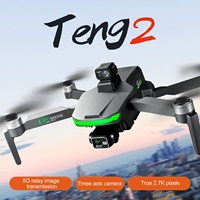 Nuevo Dron S155 con Gimbal de 3 Ejes, FPV, 4K Profesional, GPS, Motor sin Escobillas, Quadcopter con Cámara, Carga Útil de 500g, S155