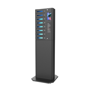 Estación de Carga Segura y Confiable <span class=keywords><strong>MIA</strong></span> Pre de 8 Compartimentos para Teléfonos, con Base Completa y Soporte de Piso para Restaurantes y Cafés - Product Image 1