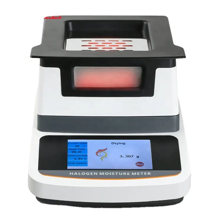 Lab moisture determination balance analyzee grain halogen moisture content analyzer halogen price digital grain moisture meter